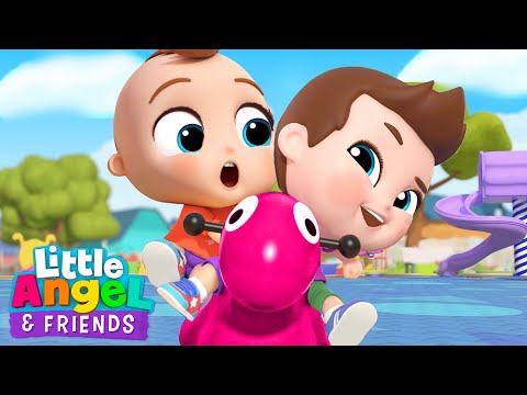 Play Nice at the Playground | Baby John  | Little Angel And Friends Fun Educational Songs