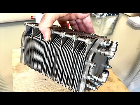 Hydrogen Generator. HHO how to make 49 plates