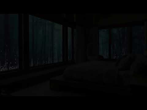 Ambient Rain Sounds For Sleep And Relaxation | Falling Asleep in The Peaceful Darkness