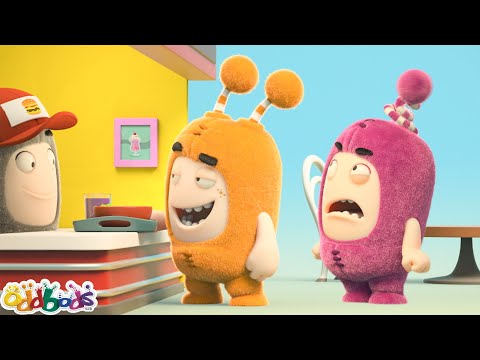 Caution Wet Floor | Oddbods - Food Adventures | Cartoons for Kids