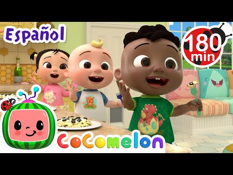 Canci&oacute;n de la pasta | CoComelon y los animales 🍉| Dibujos para ni&ntilde;os