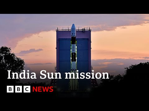 India launches its first mission to the Sun - BBC News