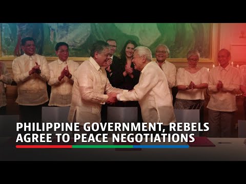 Philippine government, rebels agree to peace negotiations