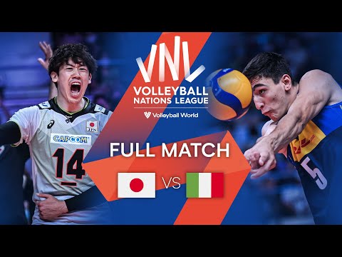 🇯🇵 JPN vs  🇮🇹 ITA  - Full Match | Men's VNL 2022