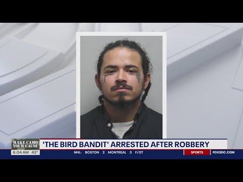 'Bird Bandit' arrested after robbery in Fairfax County