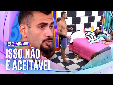 NIZAM V&Ecirc; MOMENTO EM QUE FALA SOBRE CORPO DE YASMIN BRUNET E SE DESCULPA! 💥 | BATE-PAPO BBB