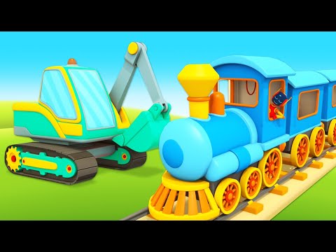 Cartoon cars for kids &amp; Car cartoons for babies &ndash; Toy trains for kids &amp; Learning videos for kids