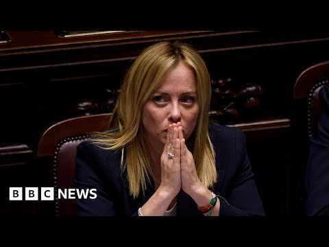 Italian PM Giorgia Meloni pledges to lead Italy through &lsquo;turbulent times&rsquo; in debut speech &ndash; BBC News