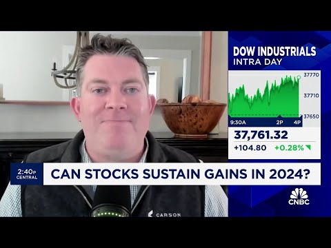 A recession isn't expected next year, says Carson's Ryan Detrick