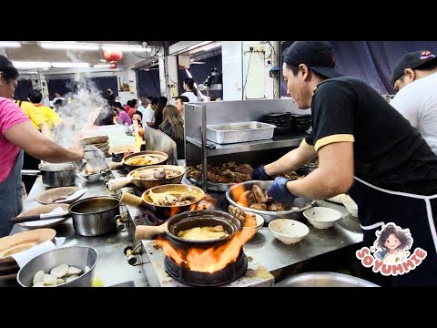 Umami Pork Broth in Malaysia! A busy morning at a Chinese Restaurant 