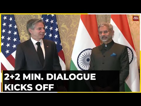 Antony Blinken, S Jaishankar Hold Talks As India-U.S. 2+2 Dialogue Begins