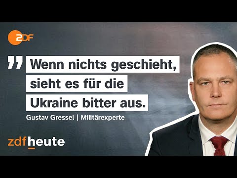 Waffenlieferungen: Ukraine braucht Klarheit - Interview mit Milit&auml;rexperte Gressel | ZDFheute live