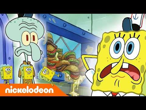 SpongeBob | Nickelodeon Arabia | مشكلة في &amp;quot;كراستي كراب&amp;quot; | سبونج بوب