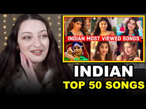 TOP 50 most viewed INDIAN SONGS reaction!! Bollywood, Hindi, Punjabi, Haryanvi, Tamil, Bhojpuri