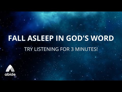 Fall Asleep In God's Word [Try Listening for 3 Minutes!]