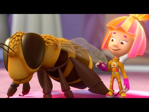 Feeding the Bee Friend! | The Fixies | Animation for Kids