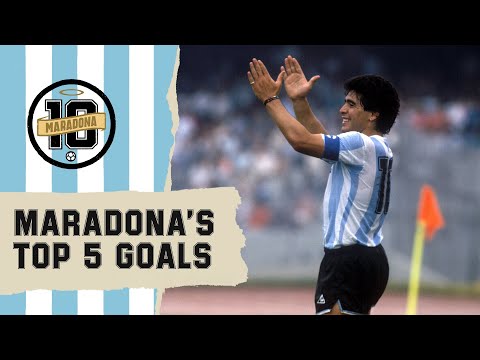 🇦🇷 Diego Maradona&rsquo;s Top 5 Goals | FIFA World Cup