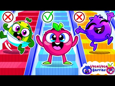 Baby Stairs Song | Funny Kids Songs 🥝🍍💕🫐🍒 And Nursery Rhymes by Magic Berries