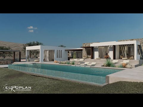 Luxury Villa over Spinalonga, Crete | 3d Architectural Animation