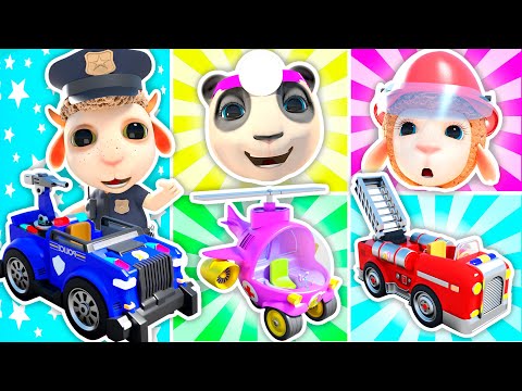 Rescue Squad Song 🚓 🚑 🚒 Wheels On The Bus: Nursery Rhymes &amp; Kids Song | Ambulance Police Rescue Team