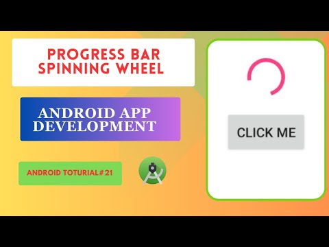 Circular Determinate ProgressBar - Android Studio Tutorial