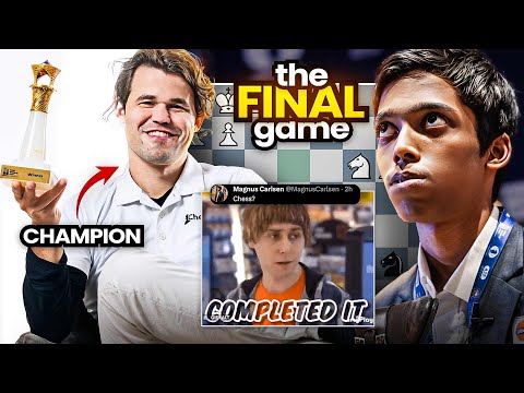 Game that made Magnus Carlsen the New World Cup Champion | Pragg vs Carlsen Tiebreaks Game 2