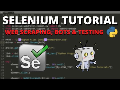 Python Selenium Tutorial #1 - Web Scraping, Bots &amp; Testing