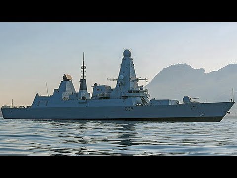 17 Russian fighter jets swarm around HMS Duncan early '18