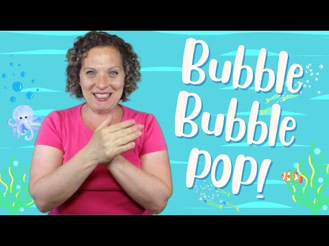 Bubble Bubble Pop | Preschool Sea Animals Song | Action Song for Toddlers  &amp;amp; Preschool Kids