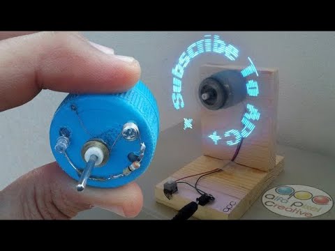 How to make a programmable LED Fan at home &quot;2018&quot;