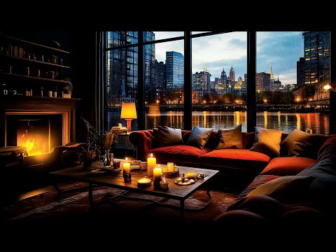 Slow Smooth Piano Jazz Music at Luxury Coffee Shop❄ Background Instrumental to Relax, Study, Work #2