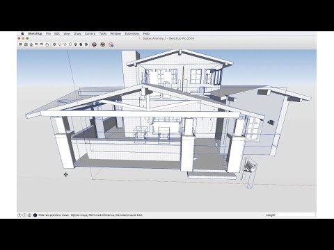 SketchUp Skill Builder: Visual Display Problems Due to Distance