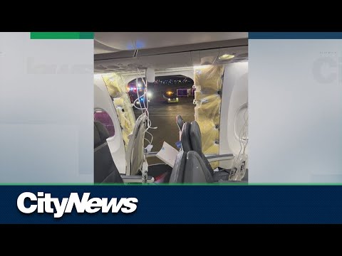 Plane loses chunk of cabin mid-air