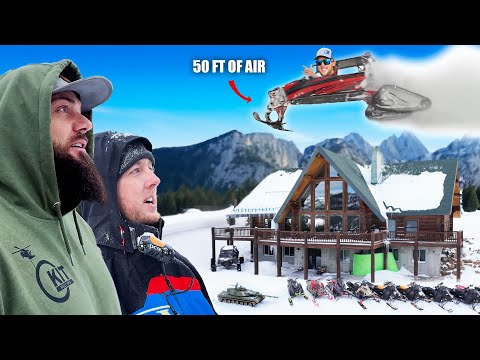 We Put Snow Tracks on Cleetus Sand Rail and He Jumped Too Far (Snowed In EP 1)