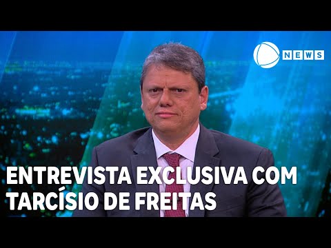 Governador de S&atilde;o Paulo, Tarc&iacute;sio de Freitas concede entrevista exclusiva para a Record News