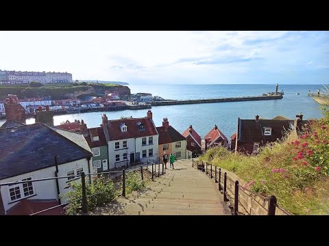 Robin Hoods Bay to Whitby The Complete Walk, English Countryside 4K