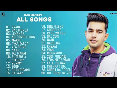 Jass Manak All Songs | Best Of Jass Manak | Punjabi Jukebox | Latest New Songs 2024 | Jass Manak |