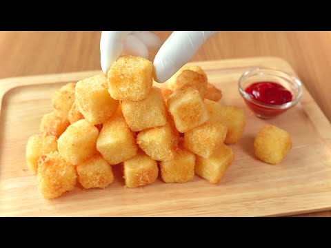 Have potato at home? Be sure to make this! Super Crispy Potato Popcorn