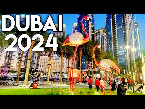 DUBAI New Downtown |4K| Dubai Creek Harbour Beautiful Walk 2024 🇦🇪