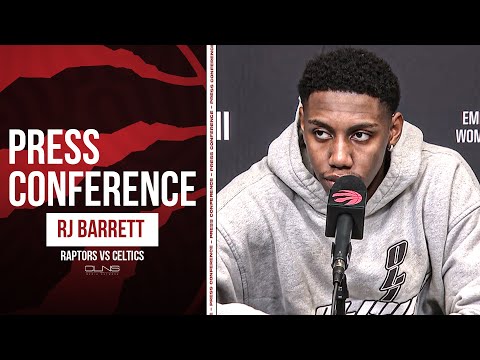 RJ Barrett: Celtics &quot;Are a Really Good Team.&quot; | Raptors vs Celtics Postgame Interview