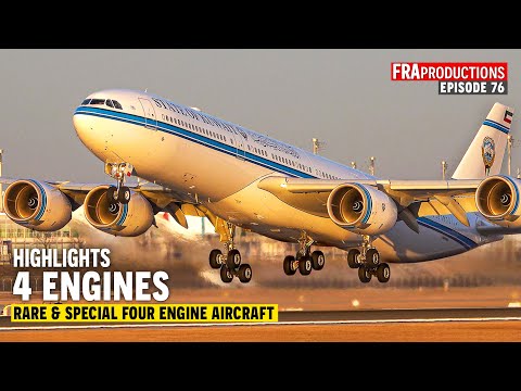 Aviation HIGHLIGHTS: Rare &amp; Special 4-Engine Aircraft