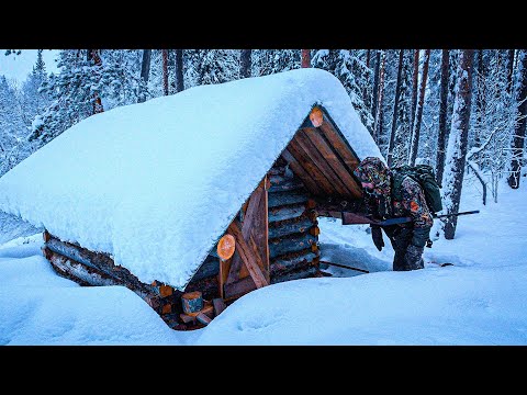 SPENT THE NIGHT IN A LOG CABIN OFF THE GRID. CAUGHT A FISH FOR DINNER