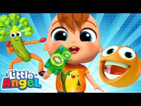 Yes Yes Vegetables to the Rescue (Baby John's Healthy Habits) | Kids Cartoons and Nursery Rhymes