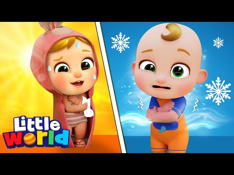 Hot And Cold (Opposites Song) | Kids Songs &amp; Nursery Rhymes by Little World