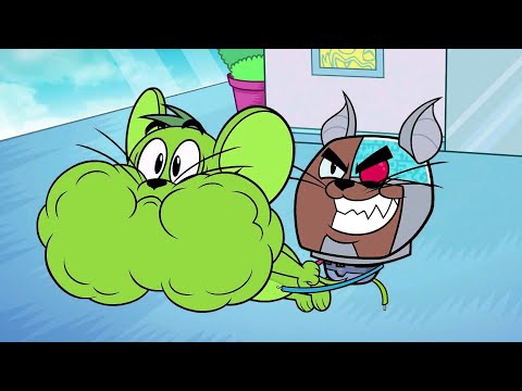 Cat &amp; Mouse Team Work - Teen Titans Go! | Cy &amp; Beasty