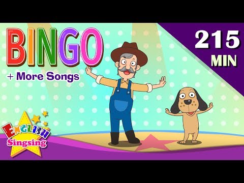 BINGO + More Animal Songs | Top 50 Nursery Rhymes with lyrics | English kids video