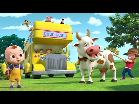 Wheels on the Bus (Animal Time) &amp; MORE | Animal Songs for Kids | Beep Beep Nursery Rhymes