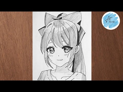 anime girl drawing | how to draw an anime girl | how to draw anime girl face | draw anime eyes