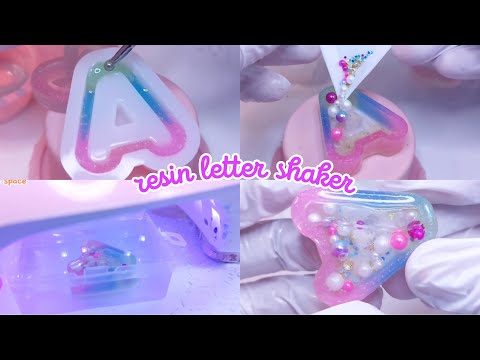 i made my first resin letter shaker &bull; Resin Art Resin Crafts &bull; Epoxy Resin Crafts &bull; DIY projects