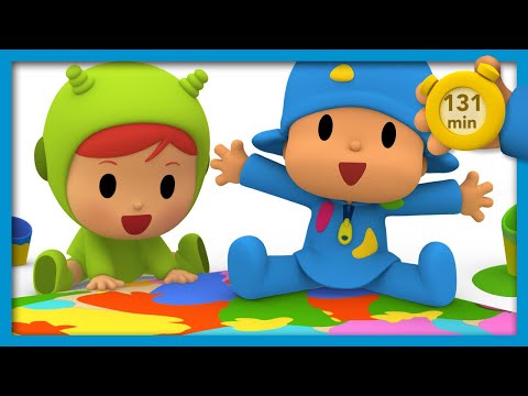 🎨  POCOYO AND NINA - Learn to Paint [ 131 minutes ] | ANIMATED CARTOON for Children | FULL episodes